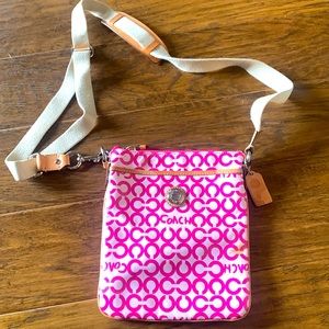 Pink Coach Crossbody
